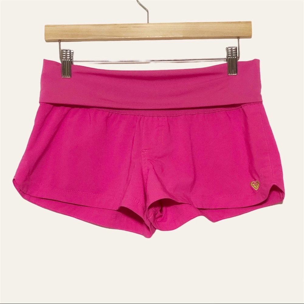 Roxy Comfy Foldover Waist Beach Shorts